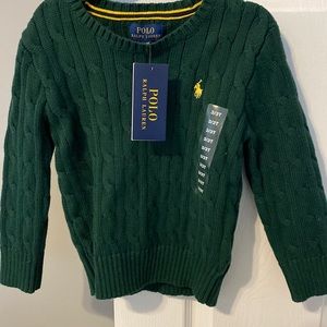 Ralph Lauren Green Sweater 3T